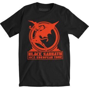 Black Sabbath Unisex Adult Europe �'75 T-Shirt / Black